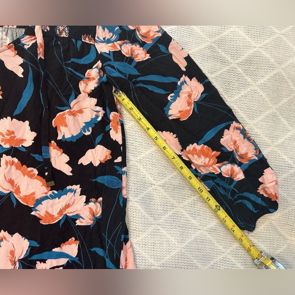 Maeve by Anthropologie Ragonda Tunic Floral Long Sleeve Dress. Size 4 - Picture 7 of 14